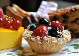 Afternoon tea cakes served at the Millennium Hotel, London